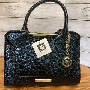 Anne Klein Black Handbag